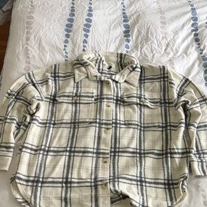 American Eagle Plaid Shacket, XL